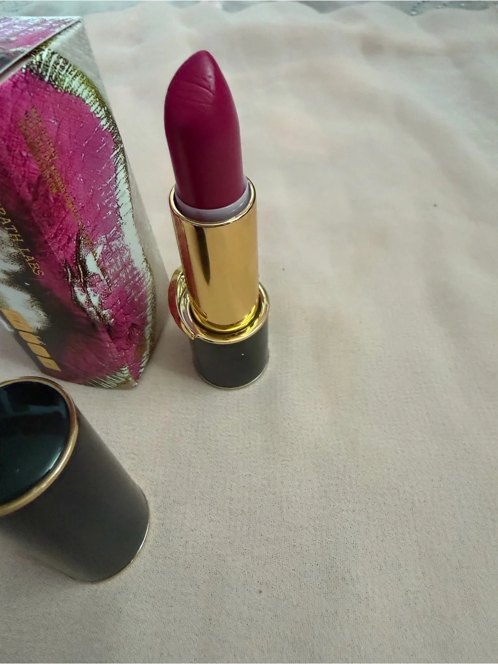 PAT McGRATH Labs Luxetrance 413 lipstick shade pink ultraness